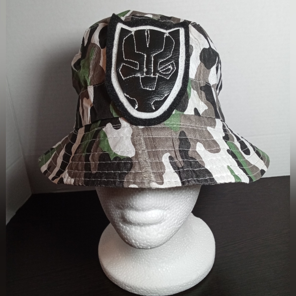 New Black Panther Wakanda Bucket Hat! Camouflage. (M) Approximately 22". Unisex.